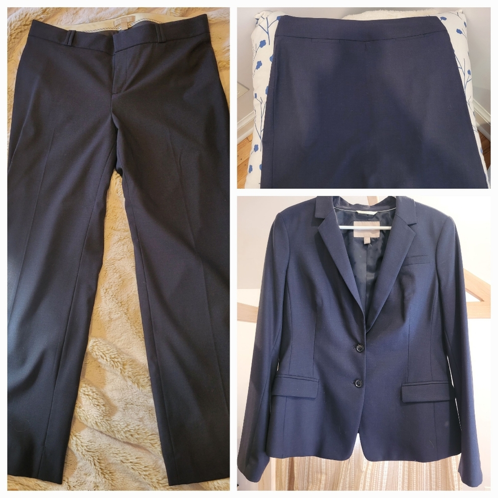 Banana Republic Wool Suit: jacket, skirt & pants